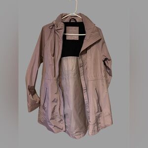 Calvin Klein Performance Rain Coat Jacker Rose Gold Medium
